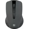 Mouse ottico senza fili DEFENDER MM-935 RF, ambidestro, 1600 DPI, grigio, ricevitore USB, batterie AAA