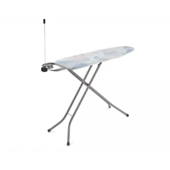 Asse da stiro full-size VILEDA Bravo Plus 143032 — regolabile in altezza 80–97 cm, superficie da stiro 380×1200 mm, piano in rete d'acciaio