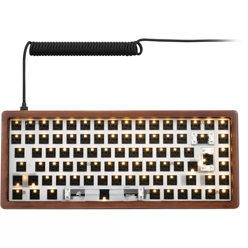 Sharkoon SKILLER SGK50 S3 Wood Barebone tastiera gaming, RGB