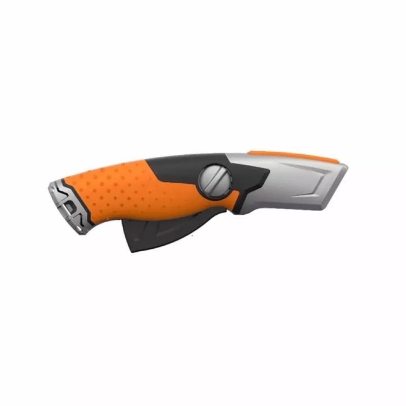 Fiskars 1062938 coltello universale nero, arancione coltello a lama trapezoidale