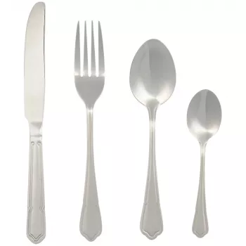 Set posate Salter BW12426EU7 24 pezzi in acciaio inox, lavabile in lavastoviglie