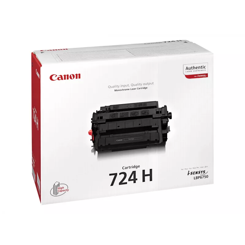 Cartuccia toner Canon CRG-724H, 1 pz., originale, nero