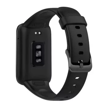 Cinturino in silicone FIXED per Xiaomi Mi Smart Band 7 Pro – nero, regolabile, resistente all'acqua