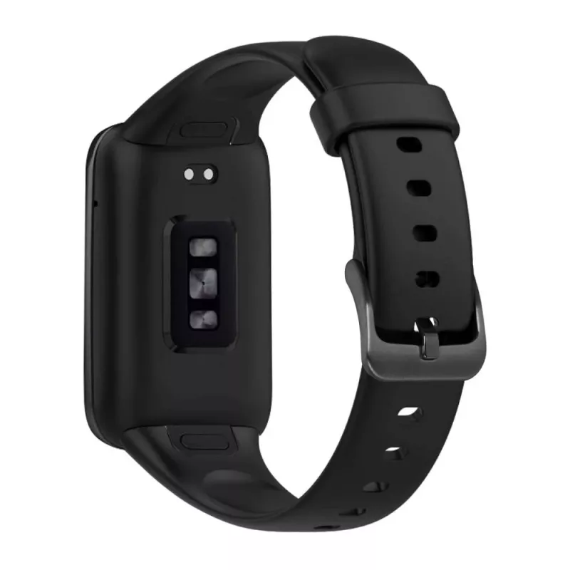 Cinturino in silicone FIXED per Xiaomi Mi Smart Band 7 Pro – nero, regolabile, resistente all'acqua