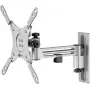 Goobay Supporto da parete per TV Caravan FULLMOTION (M), argento (71988)