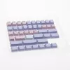 Set di keycap Ducky Macaron PBT Doubleshot 133 tasti per tastiere meccaniche, Ducky DCA132-USMACOEPD1