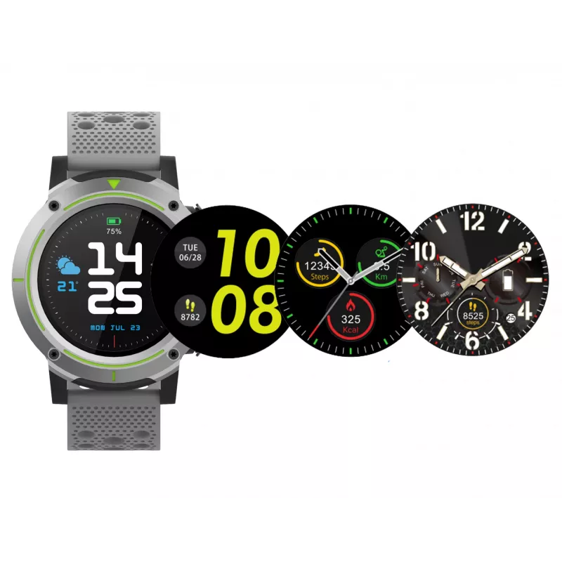 Denver SW-510 Smartwatch GPS, 1,3" touchscreen, grigio