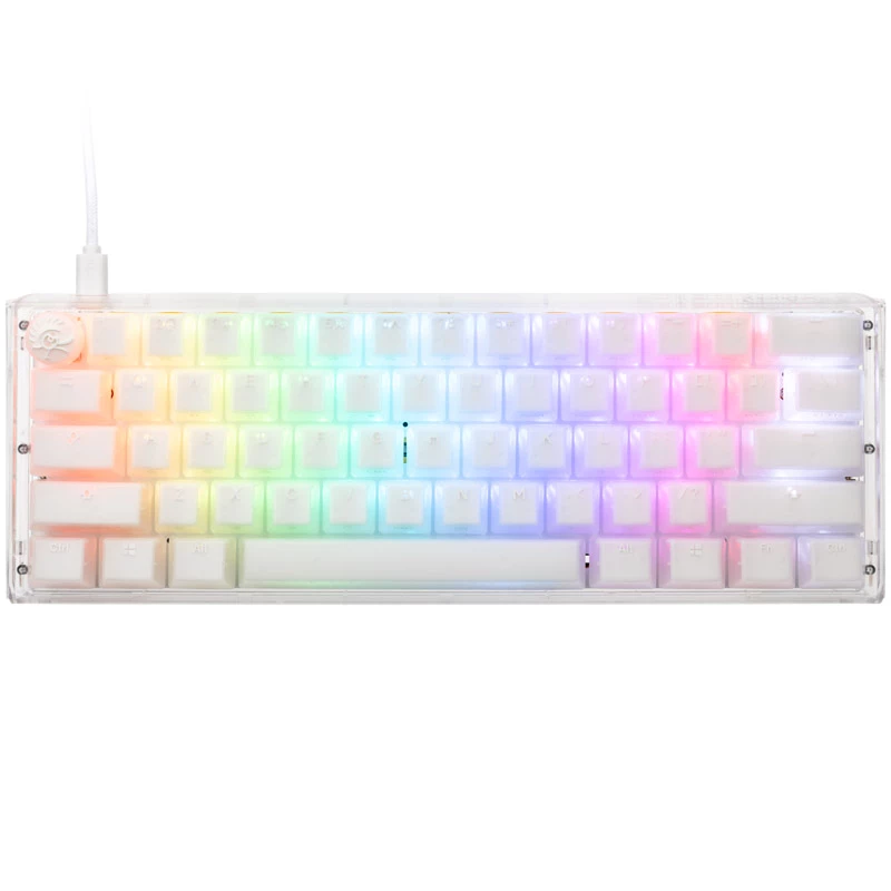 Ducky One 3 Aura White Mini tastiera gaming USB QWERTY US International