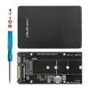 Adattatore per disco M.2 SSD | SATA NGFF a SATA III | 2TB | Super speed 6Gb/s | nero