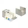 Delock 86404 modulo Keystone RJ45 Secure Cat.6 a LSA, bianco
