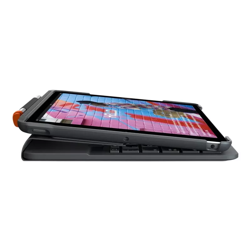 Logitech 920-011423 tastiera per dispositivi mobili QWERTZ tedesca Bluetooth grigio