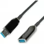 Cavo USB ROLINE 12.04.1077 20 m USB 3.2 Gen 1 nero