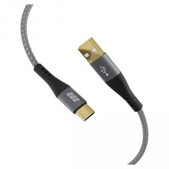 EFB Elektronik Set di cavi USB-A a USB-C 60W QC 3A 3x2m - Digitale/Dati (USB-AC-00008)