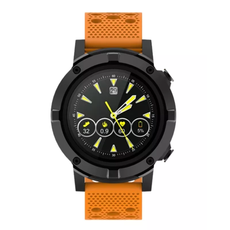 Denver SW-660 smartwatch GPS, AMOLED da 1,3", cinturino arancione