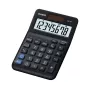 Casio MS-8F calcolatrice da tavolo base, a 8 cifre, a batteria/solare, nera