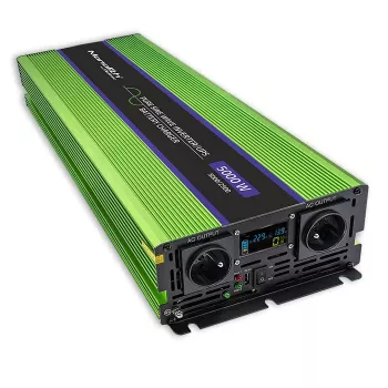 Alimentatore/inverter per auto Qoltec Monolith 5000 W verde