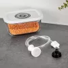 Set contenitori in vetro per sottovuoto Rommelsbacher VCG 1, 3 pezzi (350 ml, 670 ml, 1100 ml), trasparente