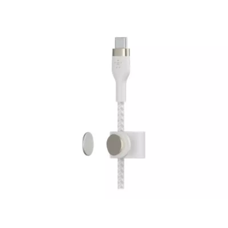 Belkin BOOSTCHARGE PRO Flex Cavo USB 1 m USB 2.0 USB C bianco (CAB011BT1MWH)