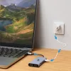 Adattatore USB-C 11-in-1 Hawk HW-HUB1101 — hub multiporta con 11 connessioni