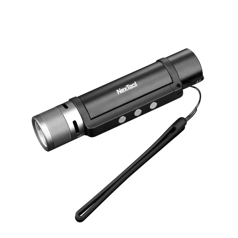 Mini torcia Nextool NE20170 — 1000 lm, 2600 mAh Li-Ion, powerbank USB-C, IPX4, 34 mm × 160,5 mm