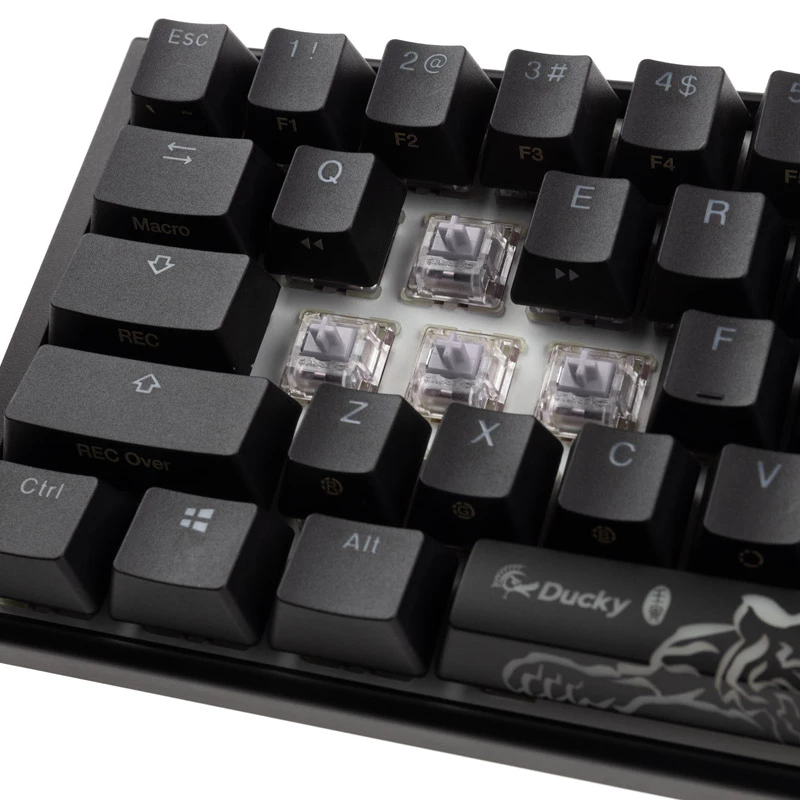 Ducky One 3 Classic nero/bianco mini tastiera gaming, RGB-LED - MX-Speed-Silver (US) (DKON2161ST-PUSPDCLAWSC1)