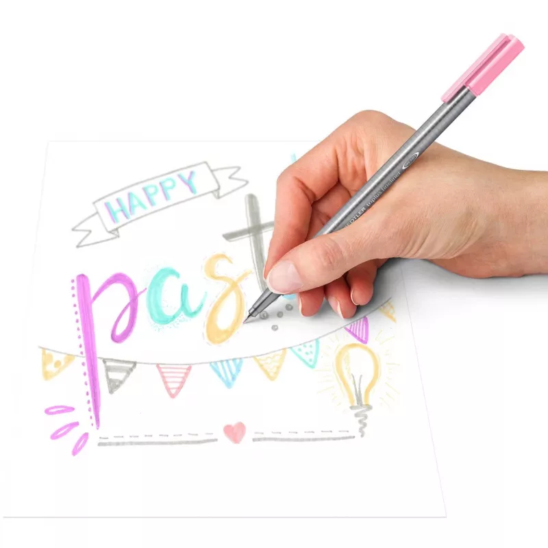 Staedtler triplus fineliner 334 Set pastello, 0,3 mm, 6 colori