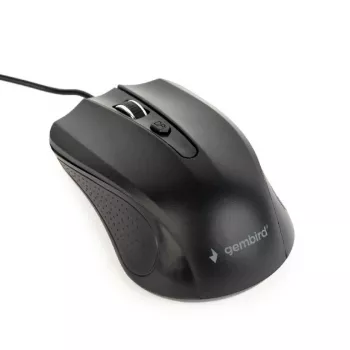 Mouse ottico nero USB cavo 1,8 m