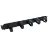 Extralink organizzatore di cavi, 1U con supporti in plastica