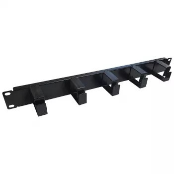Extralink organizzatore di cavi, 1U con supporti in plastica