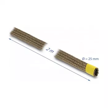 Guaina per cavi DeLOCK 20889 marrone fibra di basalto 2,5 cm