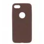 Custodia Tellur sottile in similpelle per iPhone 8 — marrone