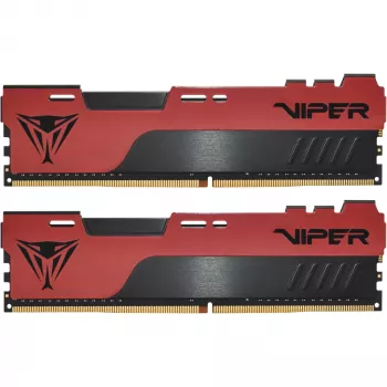 DIMM 32 GB DDR4-3200 (2x 16 GB) Dual-Kit, memoria rosso/nero, PVE2432G320C8K, Viper Elite II, INTEL XMP