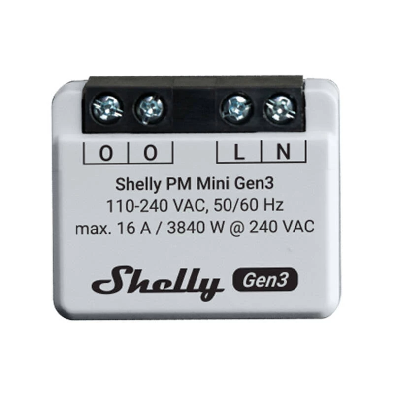 Shelly PM Mini Gen3 misuratore di energia (2 pz.)