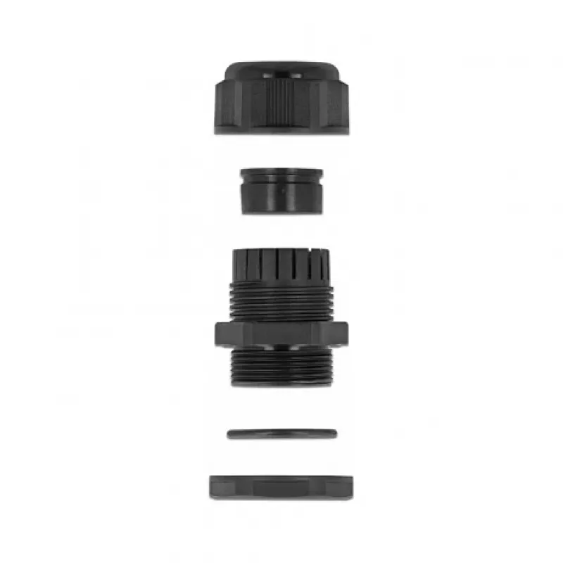Passacavo DeLOCK 60385 nero plastica 2 pz.
