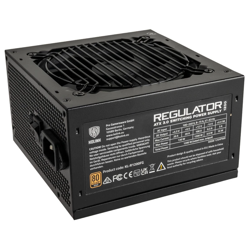 Alimentatore Kolink Regulator KL-R1200FG 1200W