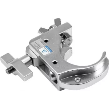 Gancio teatrale EUROLITE TH50-75 argento – morsetto regolabile per illuminazione da palco TH50-75, color argento