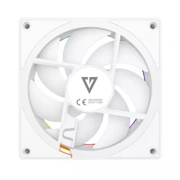Ventola per case MODECOM VOLCANO LOOP 120 ARGB Reverse Fan bianco 120 mm, PWM, 400–1400 RPM