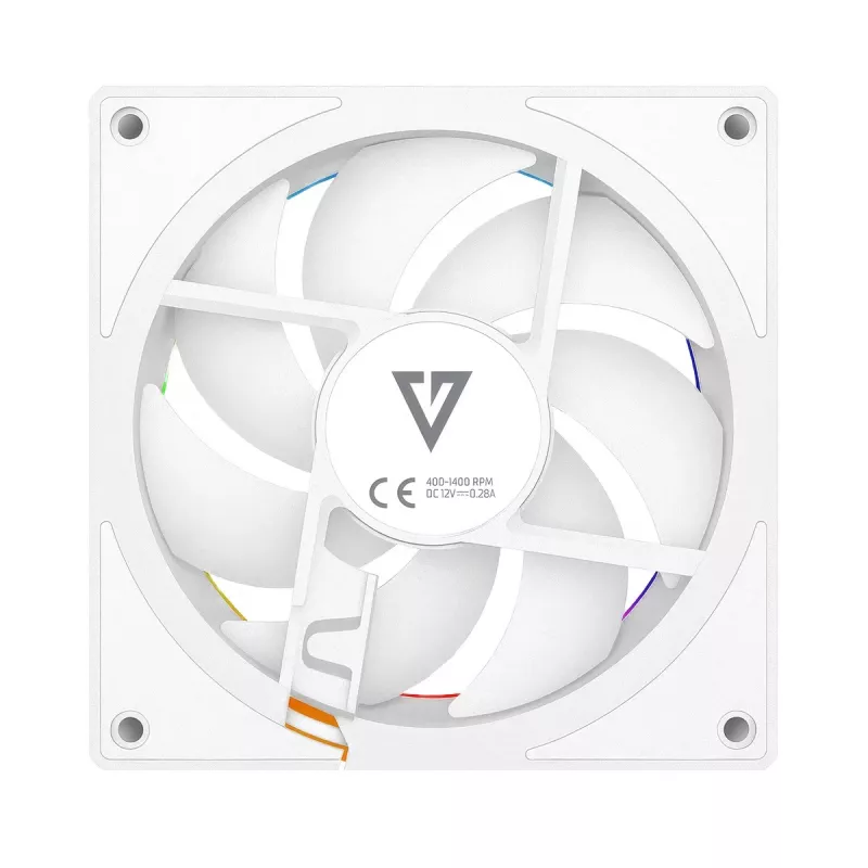 Ventola per case MODECOM VOLCANO LOOP 120 ARGB Reverse Fan bianco 120 mm, PWM, 400–1400 RPM