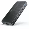 Docking station UNITEK D1103A01 USB4 con cavo nero 100W Power Delivery