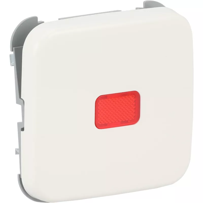 busch jaeger BJ Reflex SI copertura interruttore a bilanciere calotta rossa bianco alpino modello 2509-214