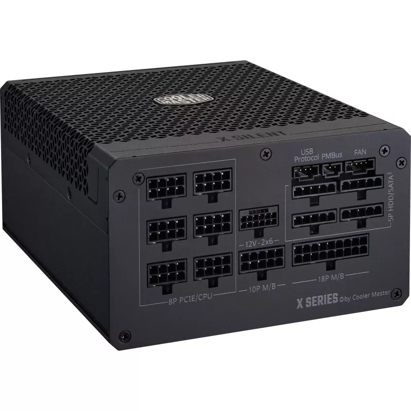 Cooler Master X Silent Edge Platinum 1100 MPS-B001-AZBP-NBEU alimentatore per PC, 1100 W, 80 PLUS Platinum, ATX 3.1, modulare, 12VHPWR, 20+4 pin, nero