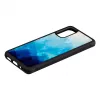 Custodia protettiva iKins per Samsung Galaxy S20 — blue lake finitura nera