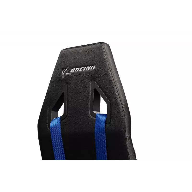 Cabina per simulatore di volo Next Level Racing Boeing Commercial Edition, dettagli blu