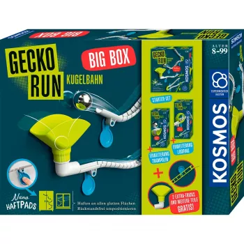 Pista di biglie Kosmos Gecko Run – Big Box di Kosmos, modello 621209, kit per gare di biglie