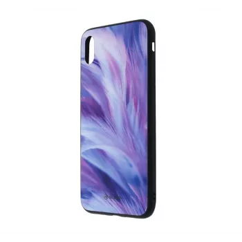 Custodia per cellulare Tellur Cover Glass Print per iPhone XS Max — custodia protettiva con retro in vetro stampato