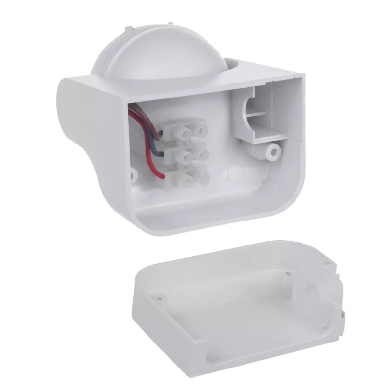 Rilevatore di movimento MACLEAN MCE358 W — sensore PIR di presenza, bianco