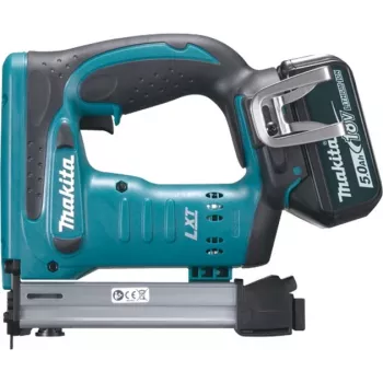 Graffatrice a batteria DST221RTJ, 18 Volt, graffatrice elettrica blu/nero, 2 batterie ricaricabili agli ioni di litio 5,0 Ah, in MAKPAC misura 2