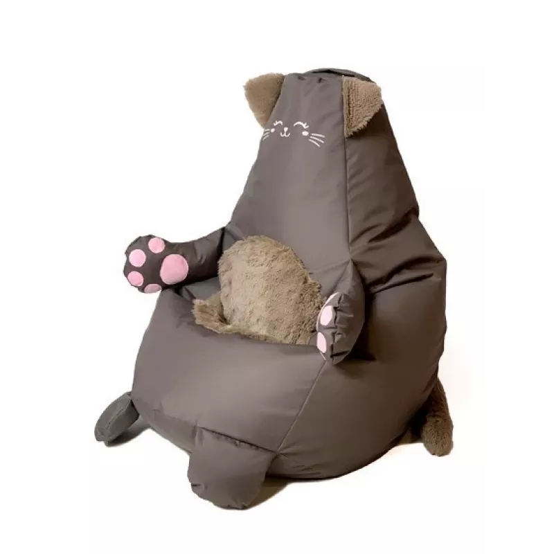 Pouf sacco Sako Kitten marrone XL 130 x 90 cm