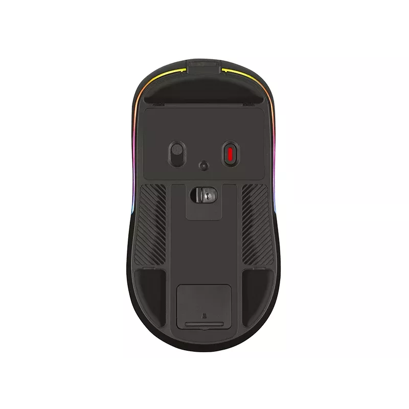 Tracer GameZone Thor RGB mouse gaming wireless, 2,4 GHz + Bluetooth, 10000 DPI, nero