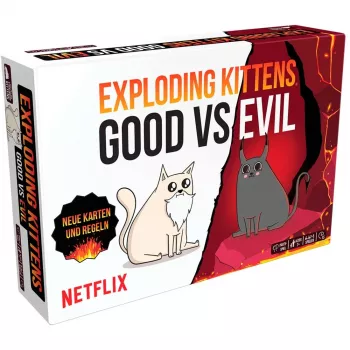 Exploding Kittens - Buono contro Cattivo, gioco di carte